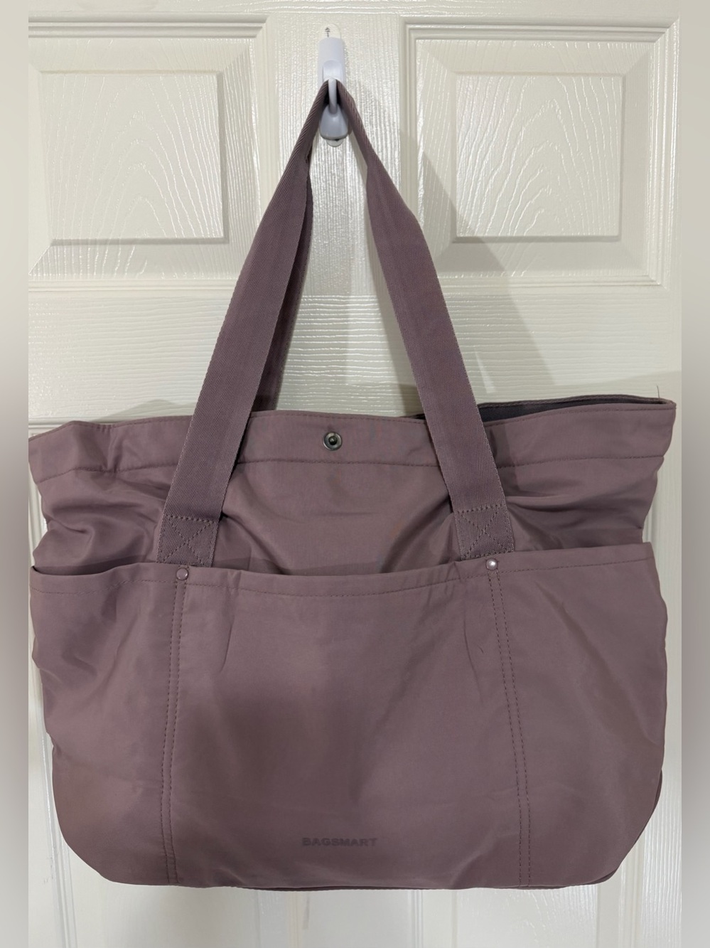 BAGSMART Foldable Travel Tote Bag/Work Gym Laptop Handbag